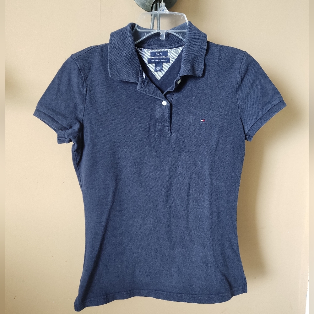 Tommy Hilfiger Youth Navy Polo Shirt Size S